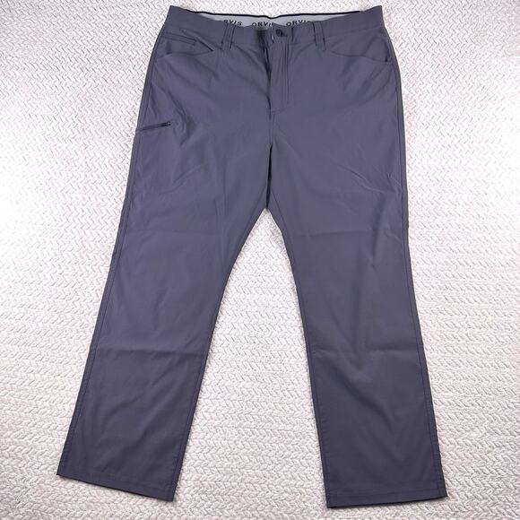 Orvis Tech Performance Hybrid Cargo Pants Mens Pockets 40X30 Gray Hiking (lot 2) - Picture 6 of 16